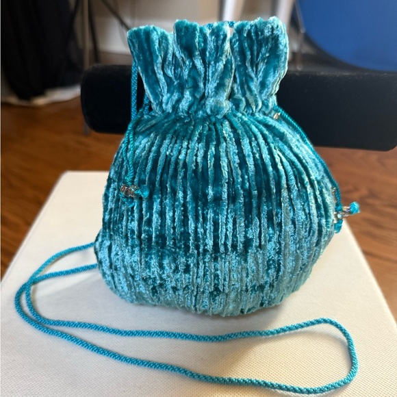 Venetia Stvdivm pleated silk delphos evening bag - Picture 1 of 12